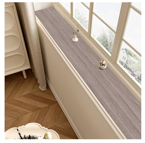 Leather Window Sill Mat with Non-slip Backing, Scratch-resistant Cat Protector Perch, Waterproof Bench Cushion for Shoe Rack/Shelf