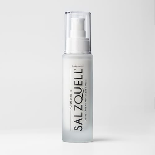 SALZQUELL Reinigungsmilch (50 ml), Gesichtsreinigung für empfindliche Haut, mit Ringelblumen- und Kamillenextrakt für gründliche und beruhigende Hautreinigung