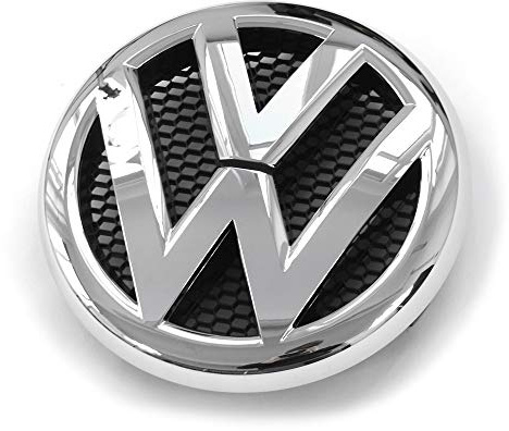 Volkswagen 2H0853601AULM Emblem Kühlergrill Logo Chrom schwarz *** nur für VW Amarok Modelljahr 2010-2016 ***
