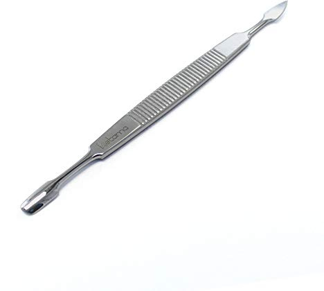Ketama® | NAGELREINIGER & NAGELHAUTSCHIEBER - rostfreier Edelstahl - Doppelinstrument - Hautschieber - Reinigung der Nägel - Kosmetik - Maniküre & Pediküre - doppelseitig - Nagelpflegehilfe & Pusher