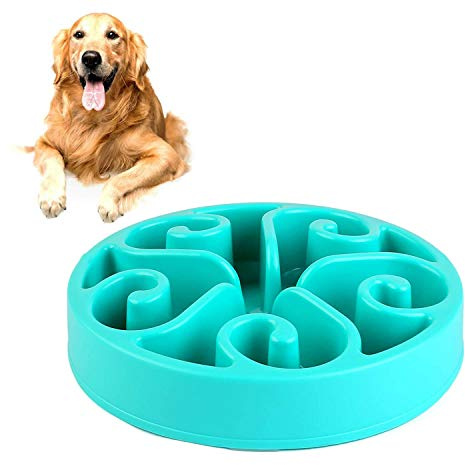 SUOXU Slow Feeder Dog Bowl,Slow Eating Food Bowl for Medium Large Dogs
