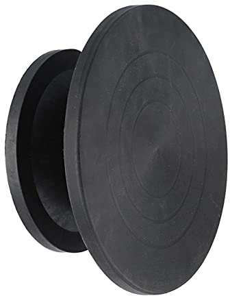 OKAT Sculpting Wheel, Craft manuell einstellbare Töpferscheibe Keramikmaschine mit Sockel zum Töpfern(Ganz schwarz 25 cm)