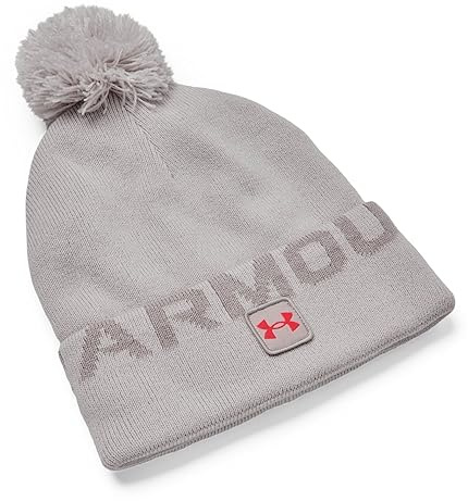 Under Armour Halftime Pom Beanie grau, One Size Herren