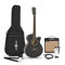 Gear4music SC-100 Chitarra Elettroacustica Dimensione completa con amplificatore da 15W