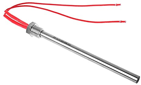 350W 220V Accenditore Accenditore Hot Rod Stufa a Pellet di Legno 10 * 140/150/170mm M16*1.5 Filettatura Griglia per Camino J9K (Colore : Trasparente) (Color : Black)