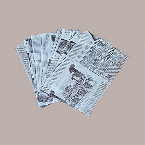 LUCGEL Srl Lot de 1000 feuilles de papier anti-graisse 18 x 25 cm en papier polytenta prendre Piada Pizza Sandwich Focaccia Snack graphique Journal