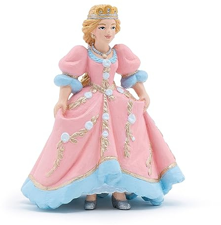 Papo - Realistische Prinzessin auf dem rosa-blauen Ball-Figur - 3 Jahre + - Kollektion Zauberwelt - Kreativspiel königliches Universum - Geschenkidee Spielzeug für Mädchen und Jungen