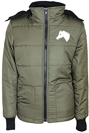 MS-Trachten Kinder Winter Reitjacke Winterjacke Mia Oliv Grün warm gefüttert (134/140)