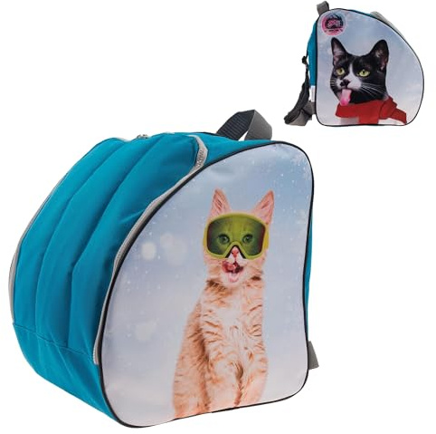 Skischuhüberzug für Kinder Skischuh-Rucksack Snowsport Boot Bag Dogs/Snowcraft/Cats