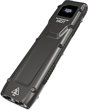 Nitecore EDC27-3000 lumens, OLED Display, USB-C, Black