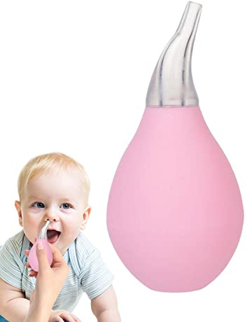 Nasensauger für Kleinkinder, Sichere Nasensauger für Babys Reinigbar und wiederverwendbar, Schleim Booger Soft Head Cleaner, Säuglingsanstrengung Nasensauger für Babys Nasenspülung