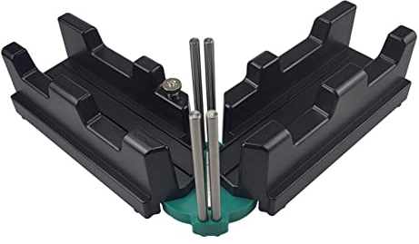 Gehrungslade Gehrungsmessung des Schneidwerkzeugs 2 in 1 Gehrungsblock Präzisions Gehrung Winkel Schneidwerkzeug Mitre Box Messung Gehrungssäge Prospraktor für Holzbearbeitungswerkzeug