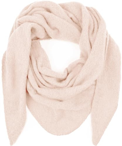 Glamexx24 Damen Schal Dreieckstuch Winterschal Warmer Halstuch Kuscheliger Strickschal in viele Farben Weicher Angenehm zu Tragen