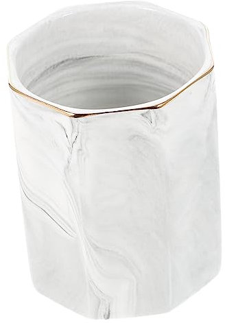 EXCEART Marmor-stiftebecher Für Schreibtisch Bleistifthalter Organizer Für Stifte Und Make-up-pinsel Dekoratives Bürozubehör