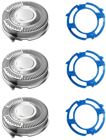 SH50 Ersatzklingen Kompatibel Mit Philips Series 5000/6000 Scherkopf (Rundgehäuse Ersatzköpfe) Nicht Kompatibel mit Fünfeckgehäuse-Modell der 5000 Serie