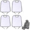 QOCUILC Protector Asiento Coche, 4 Piezas Funda para Asiento de Coche,Protector Asiento Coche Silla Bebe,protector silla coche bebe,Protege Asientos Coche,Funda de Asiento de Coche para Niños