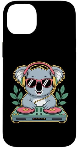 Koala Dj Tocadiscos Fiesta Dj Audífonos Carcasa para iPhone 14 Plus