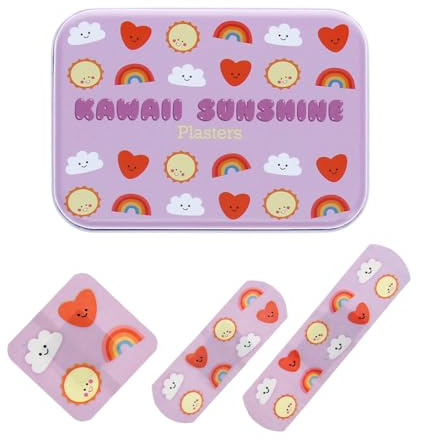Children's plasters in a tin (30 pcs) - Kawaii Sunshine