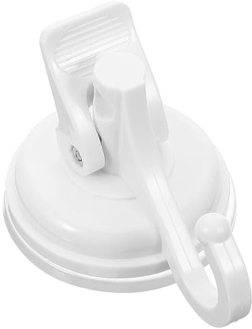 SHOWERORO Gancho de Ventosa Blanco Abs para Baño y Hogar, Gancho de Alta Resistencia sin Taladro, Adecuado para Colgar Toallas y Ahorrar Espacio