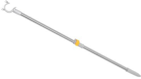 TOYANDONA Retractable Clothes Hanger Reach Pole for Balcony Lightweight Adjustable Clothesline Rod Hanger Hooks Clothes Drying Supply