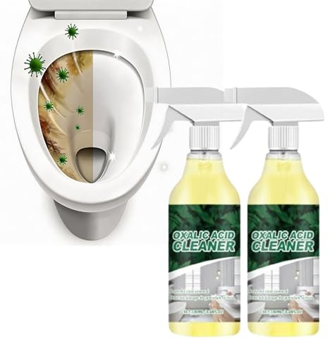 Oxalic Acid Cleaner Spray för badrum, Multi Surface Care för toalett Tile Porslin Grout Bathtub-sjunk, Daglig rengöring Flytande med Precision Spray Munstycke 100 ml