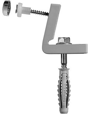 ORIGINAL TRADE - Elem. Di Fissaggio Fischer In Nylon Per Wc E Bidet Lat. Wb5