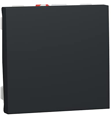 Schneider Electric NU320654 Pulsador 2 mod, Antracita