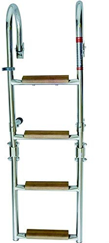 PIMAR marine equipment Scaletta pieghevole 4 gradini inox aisi 316 con corrimano barca