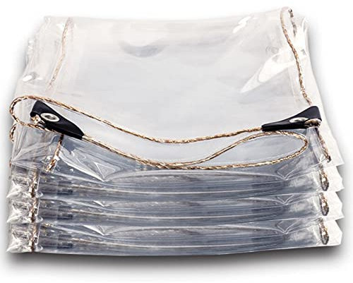 HMCUIQI Bâche Transparente Serre 2x3m, Bâche de Protection Exterieur Transparente, Bâche de Protection Transparente, Restez au Chaud, pour Les Plantes Serre Pet Hutch Toit (2x3m)