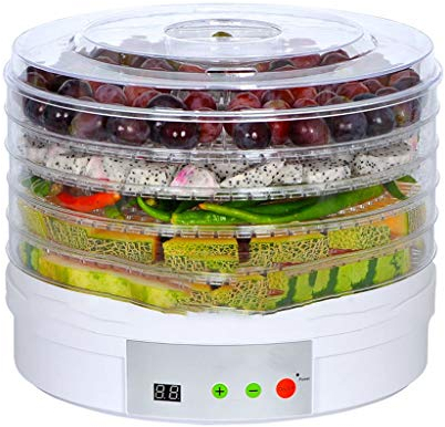 Deshidratador de Alimentos y Profesional, Cocedor, Conservador de Carne, Secador de Frutas, con Termostato Regulable
