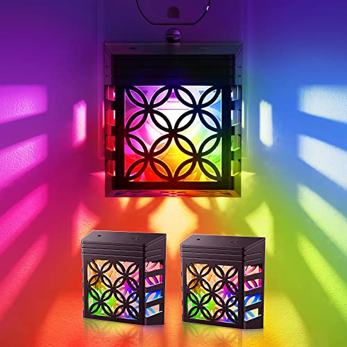 DORESshop Night Lights Plug Into Wall [2 Pack], LED Night Light, Color-Changing, Plug in Night Light, 8 Color RGB, Dusk-to-Dawn, Night Light for Kids, Nightlights for Children, Baby, Nursery, Kitchen