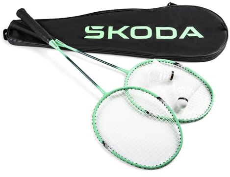 Skoda 6U0050540 Badminton Spiel Federball Schläger