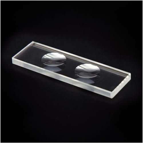 Zubehör for digitale Handmikroskope. Objektträger aus Glas, 5 mm dick, kreisförmiger konkaver Hohlraum. Objektträger for biologische Mikroskope. Optisches Glas, mehrere Vertiefungen. Optionales Mikros