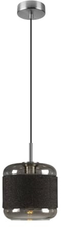 SLV PANTILO ROPE 20, Pendelleuchte, 250cm, E27, 15W, silber