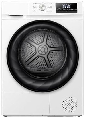 Bomann® Wärmepumpentrockner 8kg | kein Wasseranschluss nötig | Trockner m. Antiknitterfunktion | Wäschetrockner 15 Programme | Kondenstrockner | umweltfreundliches Kühlmittel R290 | WPT 7153 weiß