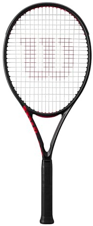 Wilson Clash 100L V3 - Raqueta de tenis para adultos sin cordaje, tamaño de agarre 2-4 1/4 pulgadas