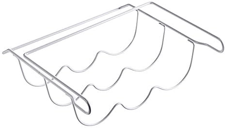 UTHCLO Refrigerator Hanging Rack Beverage Bottles Holder Iron Beer Shelf White Fridge Wine Rack for Kitchen Storage and Display