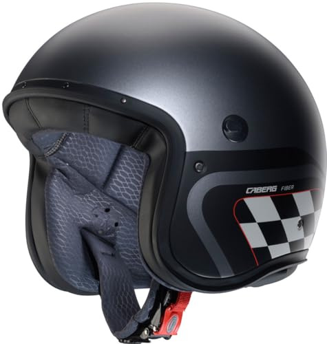 CABERG Helmet Jet Freeride X Daytona MATT Gun Metal/Black/White L