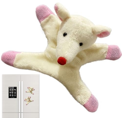 Tyinerc Juguete magnético de Peluche, imanes de de Peluche | Imanes Coloridos para niños, Adorable muñeca de Peluche, Juguete magnético para Ventanas, armarios, Metal, Vidrio