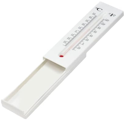 Toyvian Nascondiglio Chiavi Termometro da Esterno Decorativo, Scatola Portaoggetti Resistente Scomparto Segreto per Giardino e Casa, Contenitore per Chiavi Nascosto