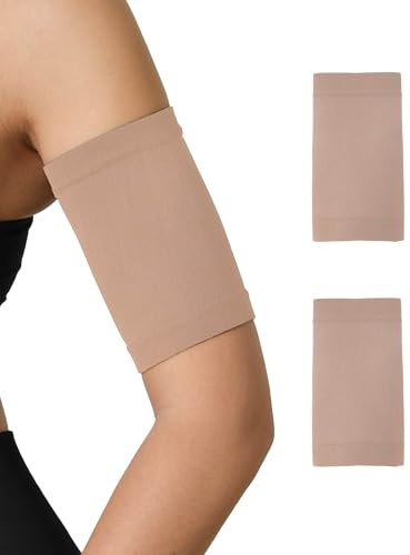 NOLOGO Copri PICC Braccio Donna e Uomo 2pz – Fascia Protezione in Microfibra Traspirante e Antibatterica, Fascia per Glucometro, Manicotti Braccia Protettivi – Made in Italy