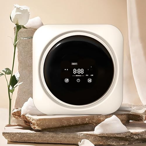 WQZzjm Lavadora Secadora de Ropa Eléctrica Ropa Interior 3.5L, de Pared, Totalmente Automática Calcetines Pequeños, Lavadora Compacta con Centrifugado, para A