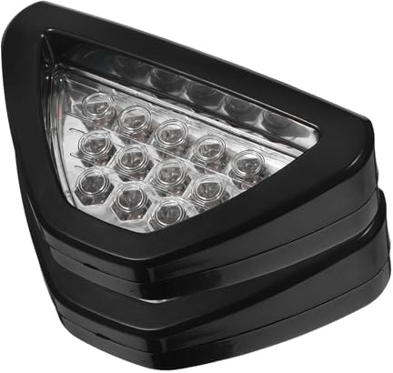 MAGICLULU 2 Pezzi LED Triangolo Stop Lampada Posteriore Auto Flash Avviso Antinebbia per Auto Camion