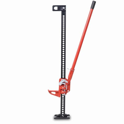 Garvee Hochleistungs-Wagenheber 33 Zoll – 3 Tonnen (7000 lbs) für Traktor, SUV, LKW & Offroad – Einstellbare Hubhöhe 12,5–66 cm – Rot – Ideal für Landwirtschaft & Werkstatt