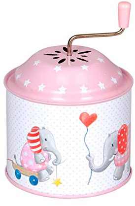 Die Spiegelburg 14178 Spieluhrdose Elefant BabyGlück, rosa