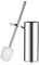 Hoomtaook Brosse Toilette Balai WC et Support sur Pied Acier Inoxydable avec Une Tête de Remplacement Supplémentaire, Finition Chromé