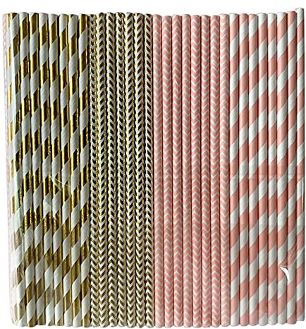 Lot de 200 pailles en papier bambou pour remplacer les pailles, Bambou écologique,100 % organique, Pailles en papier, Pailles pour boisson,Sans danger pour les aliments,Pailles jetables.