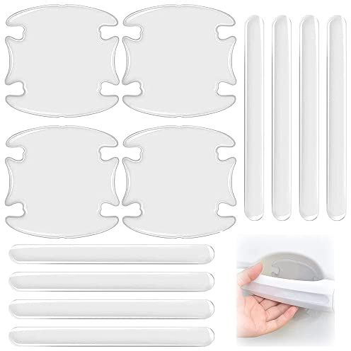 12 PCS Maniglia Auto Graffi Pellicole Protettive Pellicola Protettiva Universale per Vernice Maniglia Auto Graffi Pellicole Protettive Prevenire Graffi