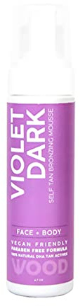 WOOD Lifestyle Products Self Tan Bronzing Mousse Violet Dark