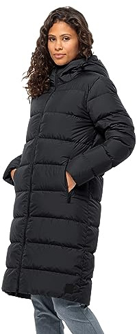 Jack Wolfskin Frozen Palace Coat W Dunjacka Parka, Svart, S Dam